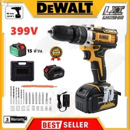 🔥DEWALT สว่านไร้สายแท้ 299V-399V 3ระบบ (เกรดAAA)🔋แบต6.0Ah MAX XR3แรงบิด520Nmประกันศูนย์💯