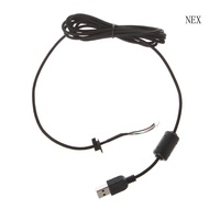NEX Mouse Replacement Parts Durable Black Nylon Braided Line USB Cable for G9 G9X