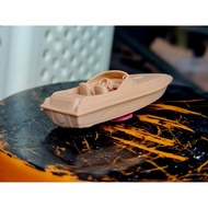 01 1/64 canoe embryo decorated with diorama diorama 1/64