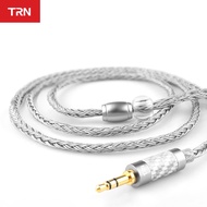 TRN T2 s 16 Core Silver Plated HIFI Upgrade Cable 3.5mm Plug QDC Connector For TRN VX BA5 M10 ST1 KZ ZS10 PRO ZSN ZSX