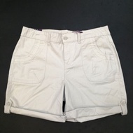 TH9558 Gloria Vanderbilt women's khaki cream shorts - American product