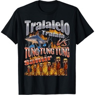 Tung Tung Sahur Kids T-Shirt - Italian Brainrot, Funny Baseball Bat T-Shirt Fashion Tops for Boys an