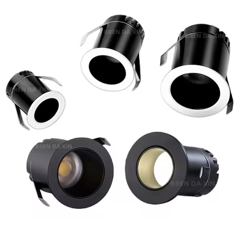 Dimmable Anti-glare Mini LED Downlight Spotlights 3W5W7W10W12W15W Recessed ultra-thin COB Sky Flower