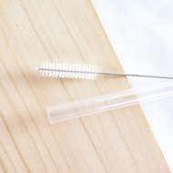 環保玻璃粗吸管組 含吸管刷/束口袋