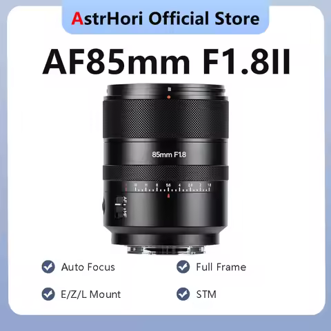 AstrHori AF 85mm F1.8 II Full Frame STM Auto Focus Large Aperture Prime Lens for Sony E Alpha 1 II A