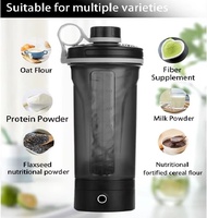 600毫升可拆卸自動攪拌混合瓶USB充電電池攪拌器搖搖杯  gymckp 600ml Detachable Automatic Self Stirring Mixing Bottles USB Rec