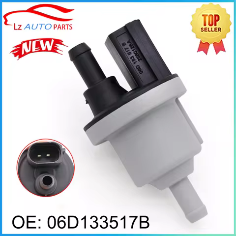 Vapor Canister Purge Solenoid Valve 06D133517B 06D133517C, 2004-2017 for VW CC Passat Phaeton Touare