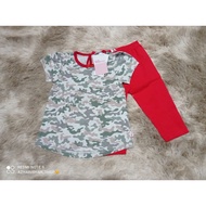 Baby Cheetah (18-24 month)Playset Baby Girl "Askar Design"- Baju Playset kanak kanak Perempuan