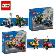 (BrickBoy) 60458 60459 LEGO City Soapbox Racing Pizza vs. Fire Truck, Racing Airplane vs. Hospital B