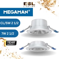ESL LIGHTING MEGAMAN LED Eyeball 7W 5W, 3000K 4000K, Saving Eyes care LED Eyeball Light LED Eyeball