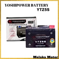 YTZ5 Battery Gel YOSHIPOWER YTZ5S Y16ZR LC135 SRL115 Y15ZR W100 EX5 DREAM W125 HONDA YAMAHA MODENAS 