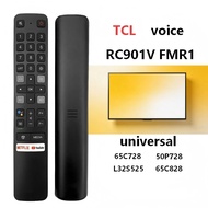 TV specific replacement voice remote control TCL 4K RC901V FMR1 universal 65C728 50P728 L32S525 65C8