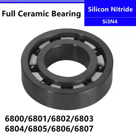 4pcs Si3N4 Ceramic bearing 6800 6801 6802 6803 6804 6805 6806 6807 10x19x5 12x21x5 15x24x5 17x26x5 2