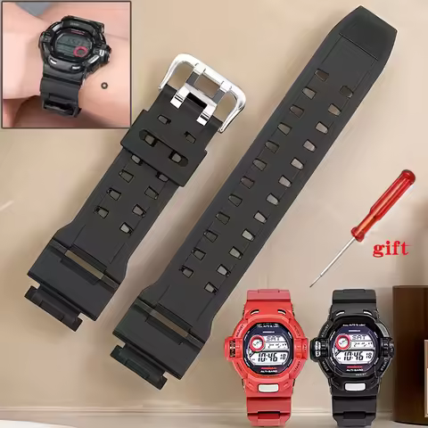 For Casio G-SHOCK Silicone Watchband G9200 G9100 GW9200 GW9101 GW9102 GW9110 GW9125 Watch Strap Acce