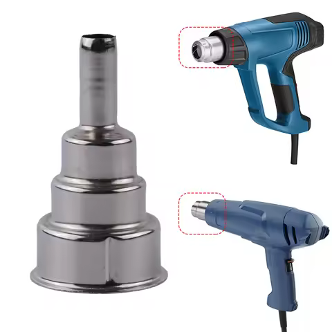 35x65mm Hot Air Gun Nozzle Metal Wind Nozzle Universal Hot Airgun Torch Replacement Welding Supplies