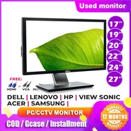 27/24/23/22/20/19/17 inch Assorted Brand Computer Monitor /Used PC Monitor /CCTV Monitor