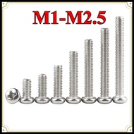 [XXX-WJ] 304 Stainless Steel Phillips Round Head Screw Machine Screw GB818 Pan Head Bolt PM Switch S