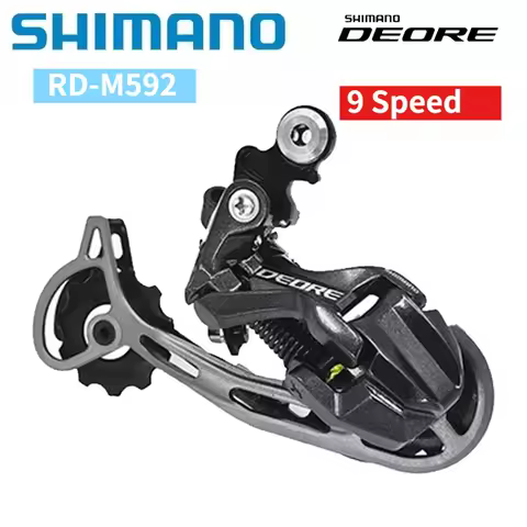 SHIMANO Deore RD-M591 RD-M592 Mountain Bike Rear Derailleur Dial 9 Speed RD M592