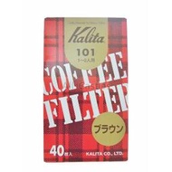 ~All Castles~ KALITA 101濾紙 40入 (1~2人份) 濾紙 過濾 手沖 泡咖啡 無漂白