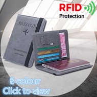 EXTEND Portable Ultra-thin Credit Card Holder Leather Passport Bag Passport Holder Travel Cover Case