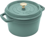 staub Grand Cocottes Z1027-777 Grand Cocottes Round Eucalyptus 7.9 inches (20 cm) Large, Both Hands,