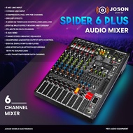 Joson Spider 6 Plus Bluetooth USB Audio Mixer 6 Channel Professional Mixer