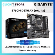 GIGABYTE B760M DS3H AX DDR5 Motherboard | LGA 1700 | INTEL B760 CHIPSET | micro-ATX Form
