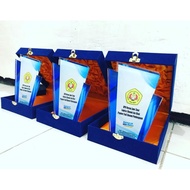 ACRYLIC PLAQUE CUTTING LASER PLAQUE + CHEAP PLAQUE BOX UNIQUE GIFT PLAQUE ONE DAY DONE PLAQUE KKN PL