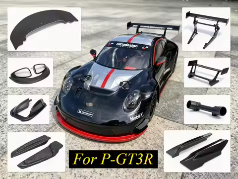For ARRMA Bittydesign P-GT3R 911 Style 1/7 RC Racing Body Shell Set High Speed Car Custom Upgrade Ki