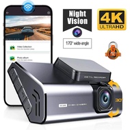 EKLEVA Car DVR FHD 4K 3840*2160P Hidden Camera Night Vision Driving Recorder WIFI Phone APP 24H Parking Video Surveillance Dash Cam
