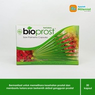 Bioprost Natural Saw Palmetto Capsules Box isi 30 Kapsul