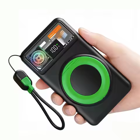 CCC 20000mAh Magnetic Wireless Power Bank with Phone Holder Portable Charger Fast Charging Battery F