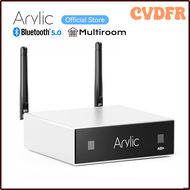 CVDFR Arylic A50 + เครื่องขยายเสียงไร้สาย50W * 2 Hi-Fi ขนาดเล็กสเตอริโอเครื่องขยายเสียงบลูทูธบ้านเคร