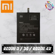 Xiaomi Battery BM47 baterai for Xiaomi redmi 3 / 3s / 3 Pro / xiaomi Redmi 4x ORIGINAL - 4000mAh