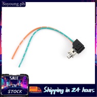 Soyoung Car Bulb Socket H1 H3 Copper Core Dual Wire Positive and Negative Adapter Connector