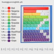 [HGB] Magnetic Fraction Learning Toy For Kids - Tri-Fold Educational Math Disc With Visual Partition