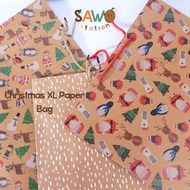 [45x45x20cm] Jumbo Christmas Large Paper Bag Small Pouch Christmas Gift Bag