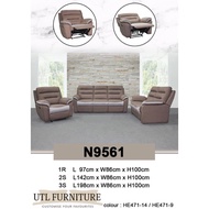 UTL FURNITURE SOFA 9561[1R+2+3][CAN CHOOSE CASA LEATHER OR WATER RESISTANCE FABRIC][DELIVERY IN WEST MALAYSIA ONLY]