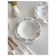 LAVENDER PLATE Aesthetic Korean Plate/ Vintage Korean Plate/Decoration Plate/Display Plate/Serving P