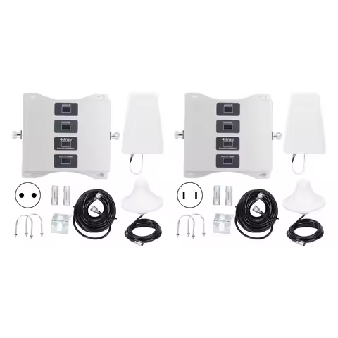 Automatically Adjust Signal Repeater Cell Phone Signal Booster Wide Coverage Houses Schools for Home