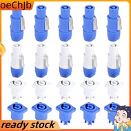 10 set PowerCON Type A NAC3FCA+NAC3MPA-1 Chassis Plug Panel adapter