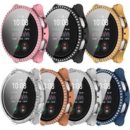 7 Pack Bling Diamond Case for Samsung Galaxy Watch 7 44mm Smart Watch Hard PC Cover for Samsung Gala