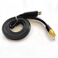 EW USB to RJ45 Gold Plated Console Flat Cable