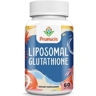 Prunucis 2400MG Liposomal Glutathione 60 Softgels Reduced L-Glutathione Supplement Vitamin C Master 