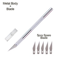 1pcs Metal Carving Knife Engraving Pen Craft Knife Tool Knife+5 Blades