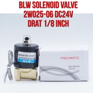 BLW Solenoid Valve Solenoid Valve 2W025-06 2W025 - 06 DC 24V Thread 1/8" 1/8 inch DC24V DC24 Direct 