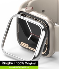 Ringke Ốp Viền Trang Trí Cho Apple Watch 7 45Mm Vỏ Dính Vòng Viền Bảo Vệ Bằng Thép Không Gỉ Chống Tr