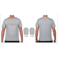 R RBF Out Of Print ETIHAD T-SHIRT XL SIZE, GREY T-G-ETIHAD-XL