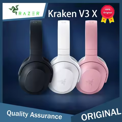 Razer Barracuda X 2.4G Bluetooth Wireless Over-Ear Gaming Headset with Noise-Cancelling Microphone, 