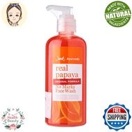 Real Papaya No Marks Face Wash 250ml Janet Ayurveda Skin Care